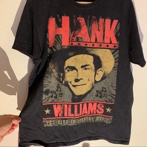 Hank Williams Tee Shirt Size Large The King of Country Music